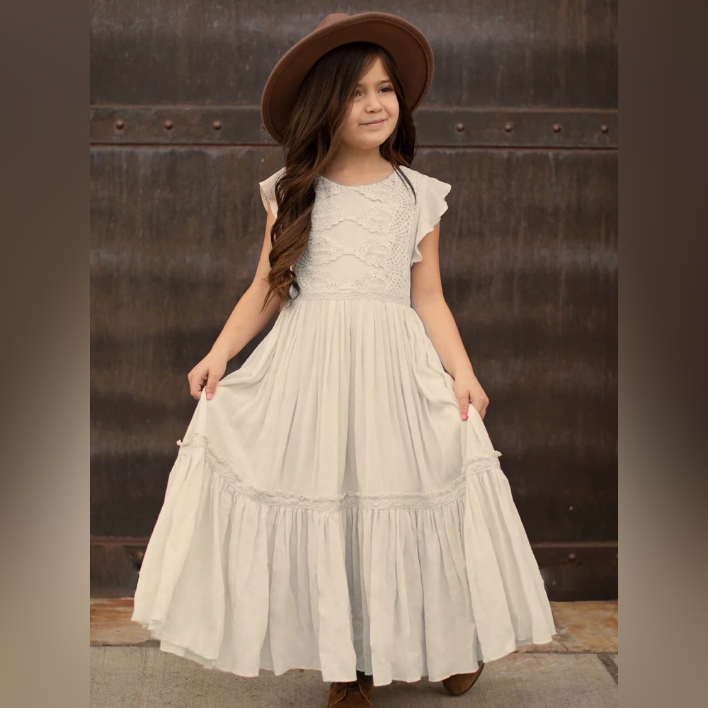 Mia Joy | VIOLA DRESS IN CREAM | Size 6